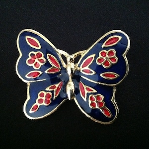 Vintage Enamel Butterfly