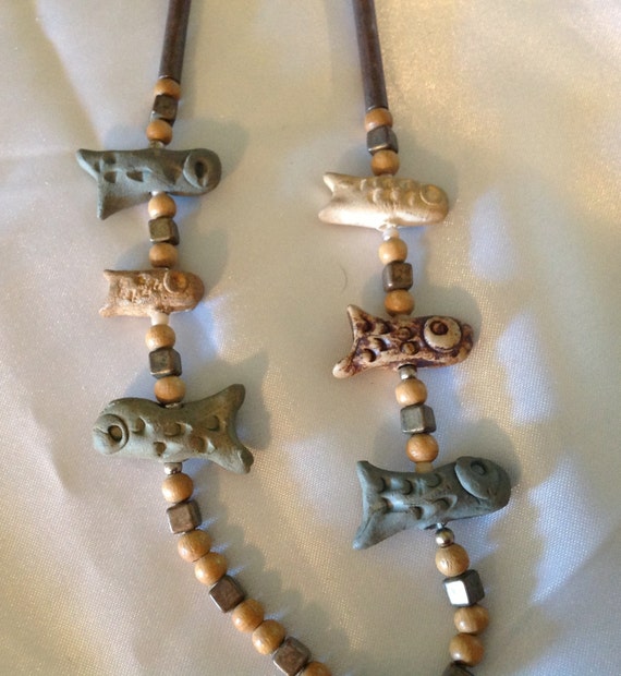 Vintage Cadoro Custom Designed Fish Necklace  (Rar