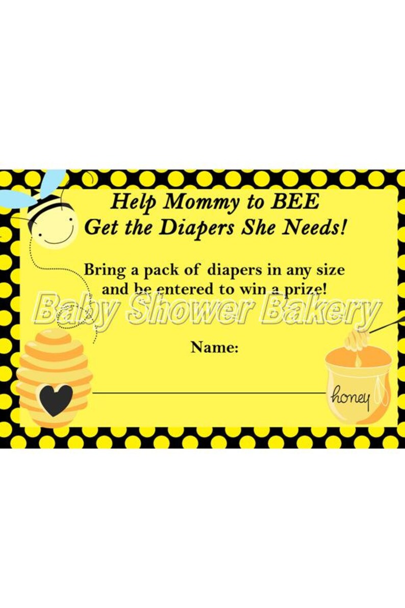 Mommy to Bee Baby Shower Game Pack Bumble Bee Theme Baby Etsy