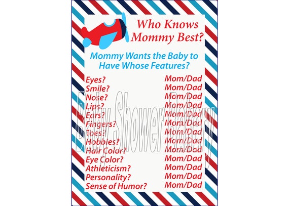 Airplane Baby Shower Game Airplane Theme Baby Shower For Boy Etsy