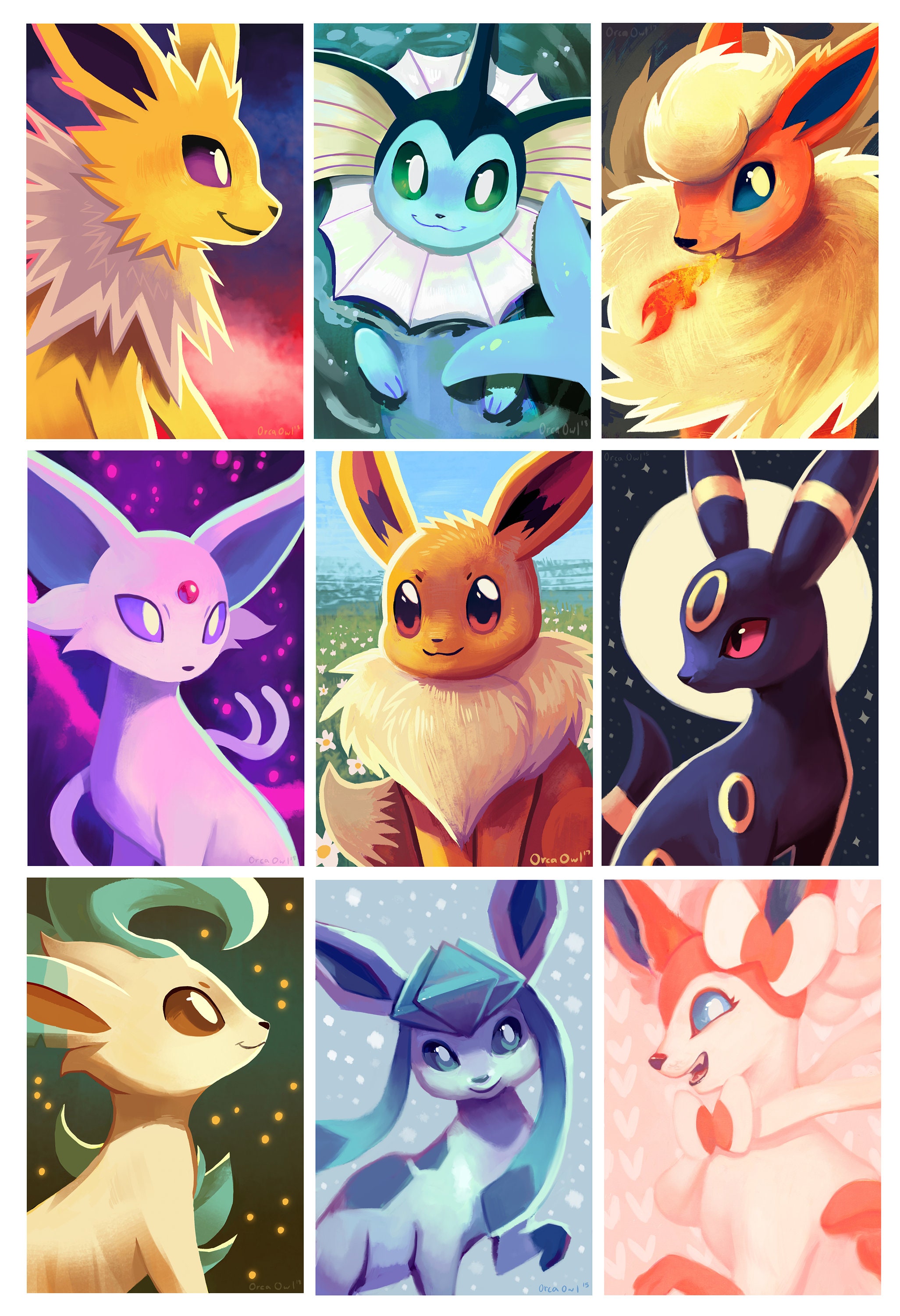 Eevee Pokemon Printable Pokemon Print Cute Eevee Kawaii Pokemon Eevee Print  Downloadable Print Kawaii Prints Cute Pokemon Art 