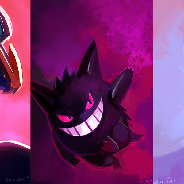 Noivern, Gengar, Lugia Prints