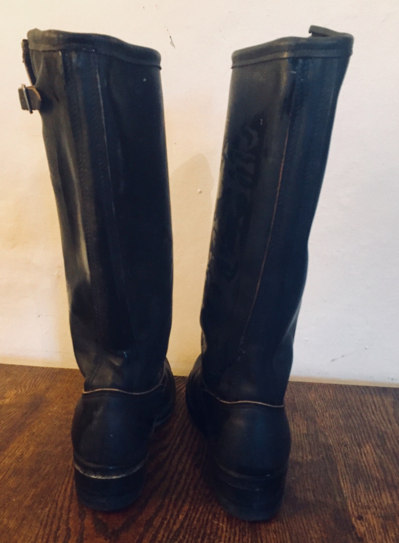 wide toe leather boots