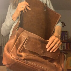 Curtis Leather Designs Brown Leather Bag