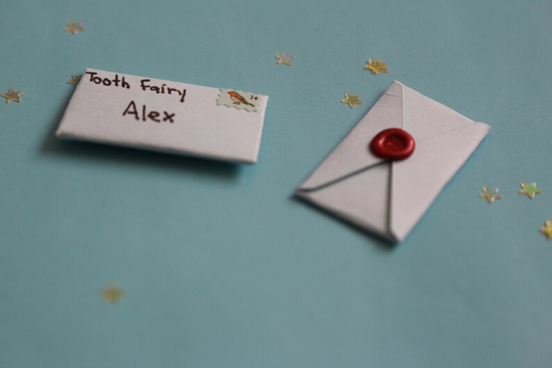 Personalized Miniature Tooth Fairy Letter With Envelope Lost Etsy