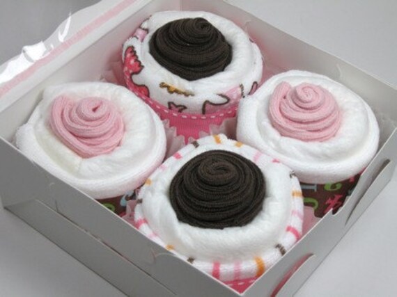 diaper cupcake