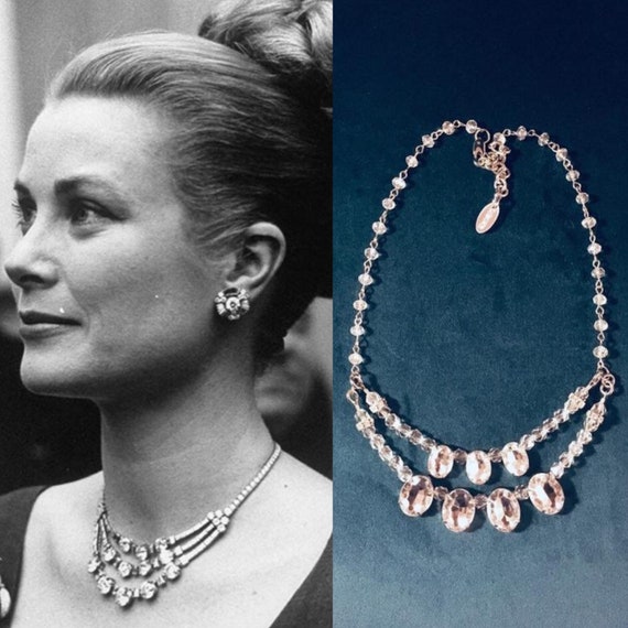 Grace Kelly Inspired Necklace 1950s Vintage Inspired Old Etsy Grace Kelly Inspired Necklace 1950s Vintage Inspired Old Etsy