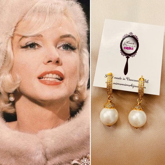 Marilyn Pearl Earrings Marilyn Pearl Earrings