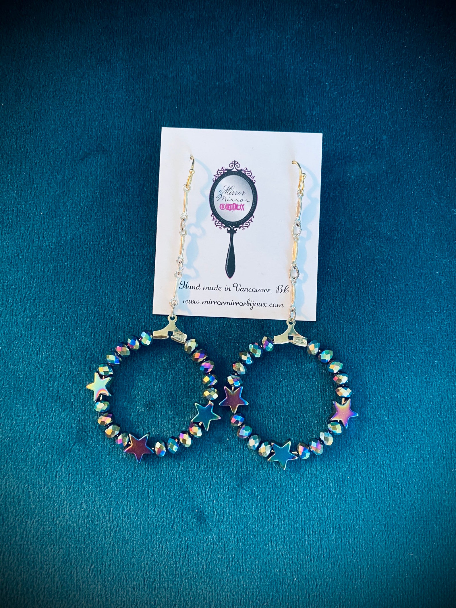 Vintage 1960s Style Hoop Earrings Mid Century Modern Earrings - Etsy