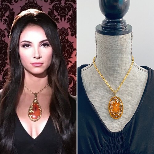 The Love Witch Victorian Gothic Heart Necklace 1960s Jewelry Etsy