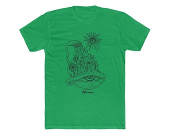 Eyepod, Herren Baumwolle Crew Tee