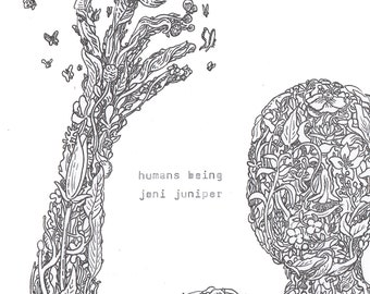 poetry book humans being by joni juniper poem collection