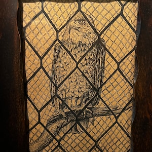 This American Life, pluma y tinta sobre cartón reciclado