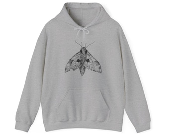 Sphinx Moth, Unisex Heavy Blend Kapuzen-Sweatshirt