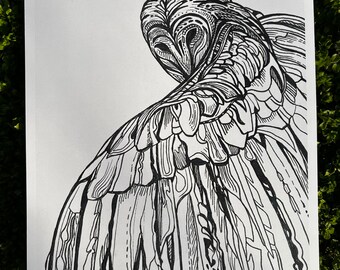 Danger Owl no. 2, 8.5x11 print