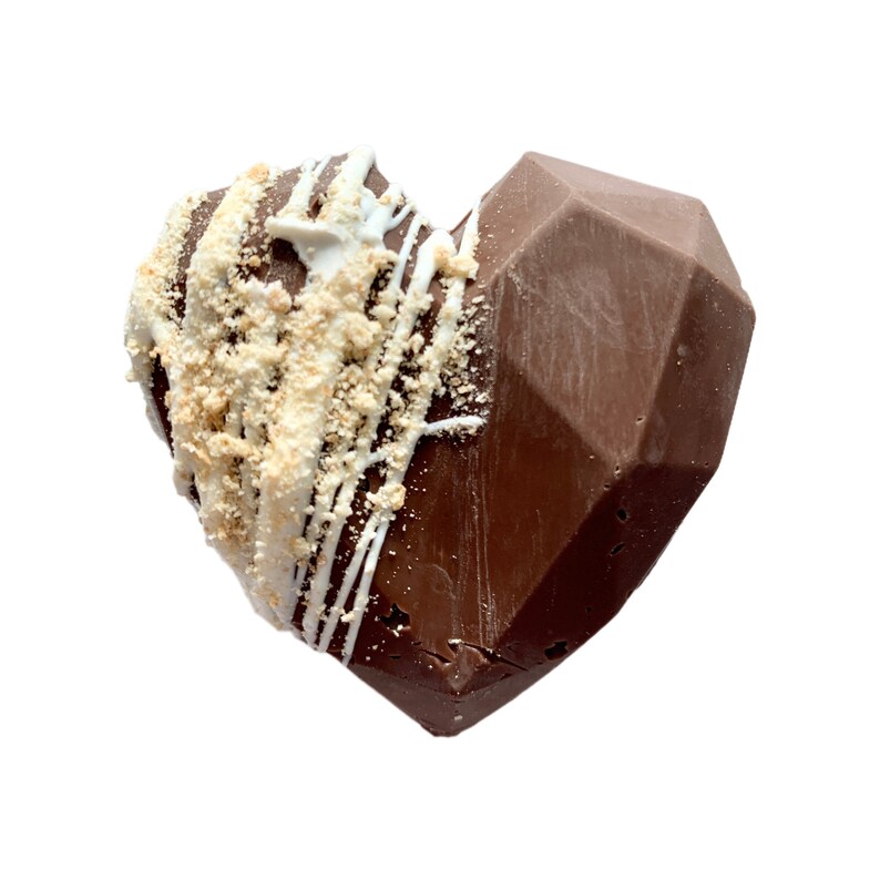 Bomba de cacao caliente de un solo corazón / Bombas de chocolate caliente de San Valentín / Bombas de cacao caliente de San Valentín imagen 5