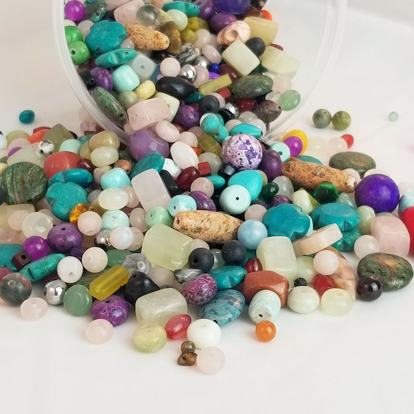 Mixed Gemstone Beads Mixed Size Assorted Color