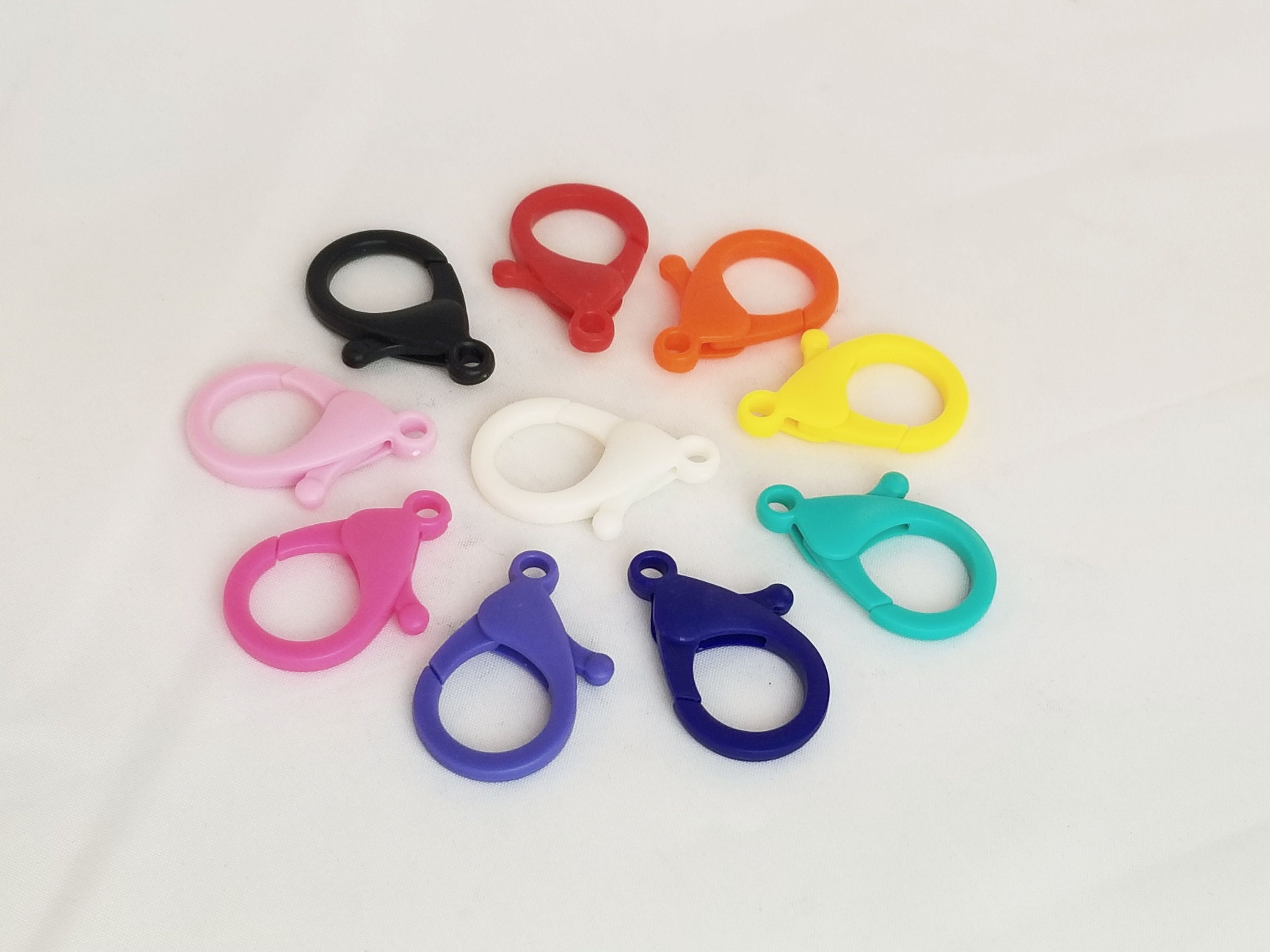 2PCS Plastic Lobster Clasp LARGE 35mm You Choose Color Etsy