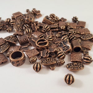 Mixed Antique Copper Tibetan Style Beads