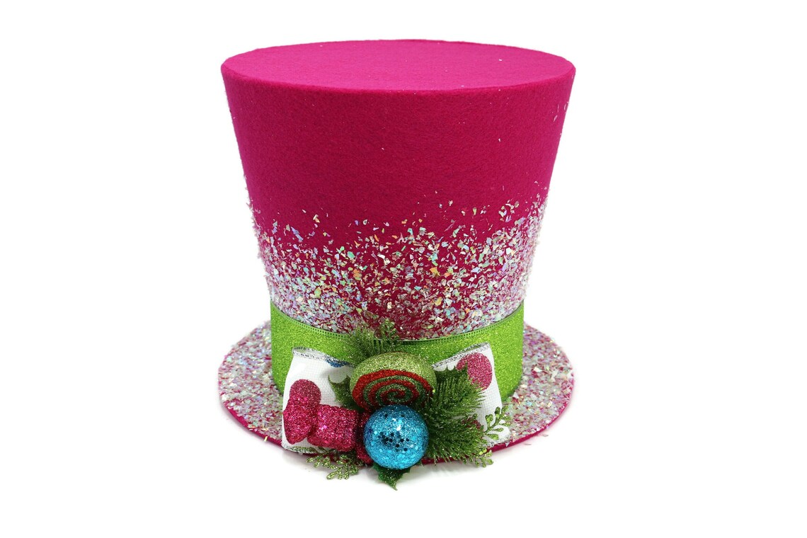 Candy Christmas Tree Topper Bright Colored Christmas Tree - Etsy