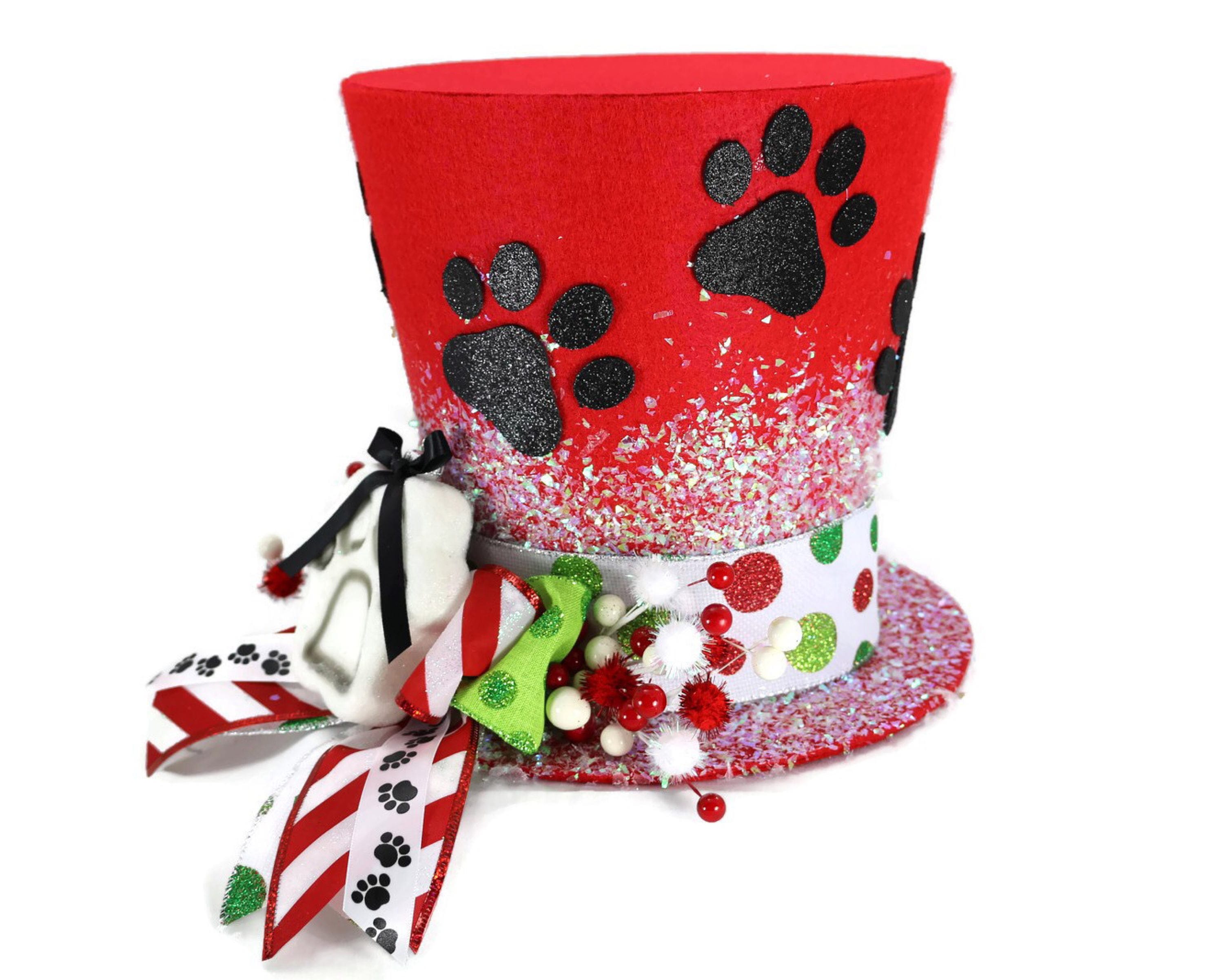 Dog paw print Christmas Decoration, Dog gift, Dog ornament, Christmas