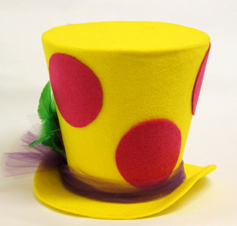 Polka Dots Top Hat Polka Dots Party Decoration Top Hat Mad Etsy