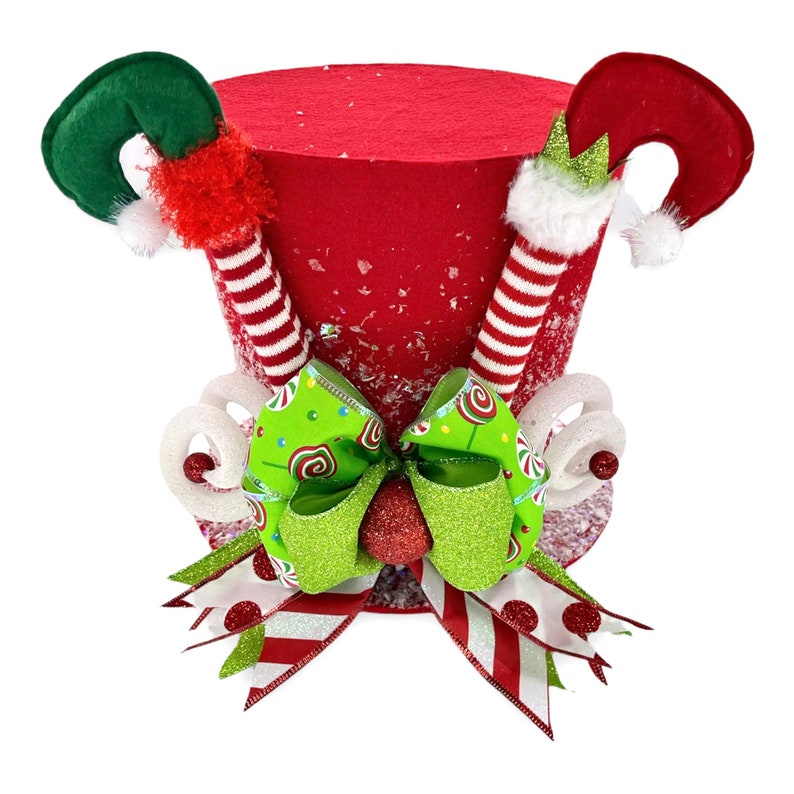 Elf Tree Topper Elf Magical Christmas Decoration Elf Shoes Etsy