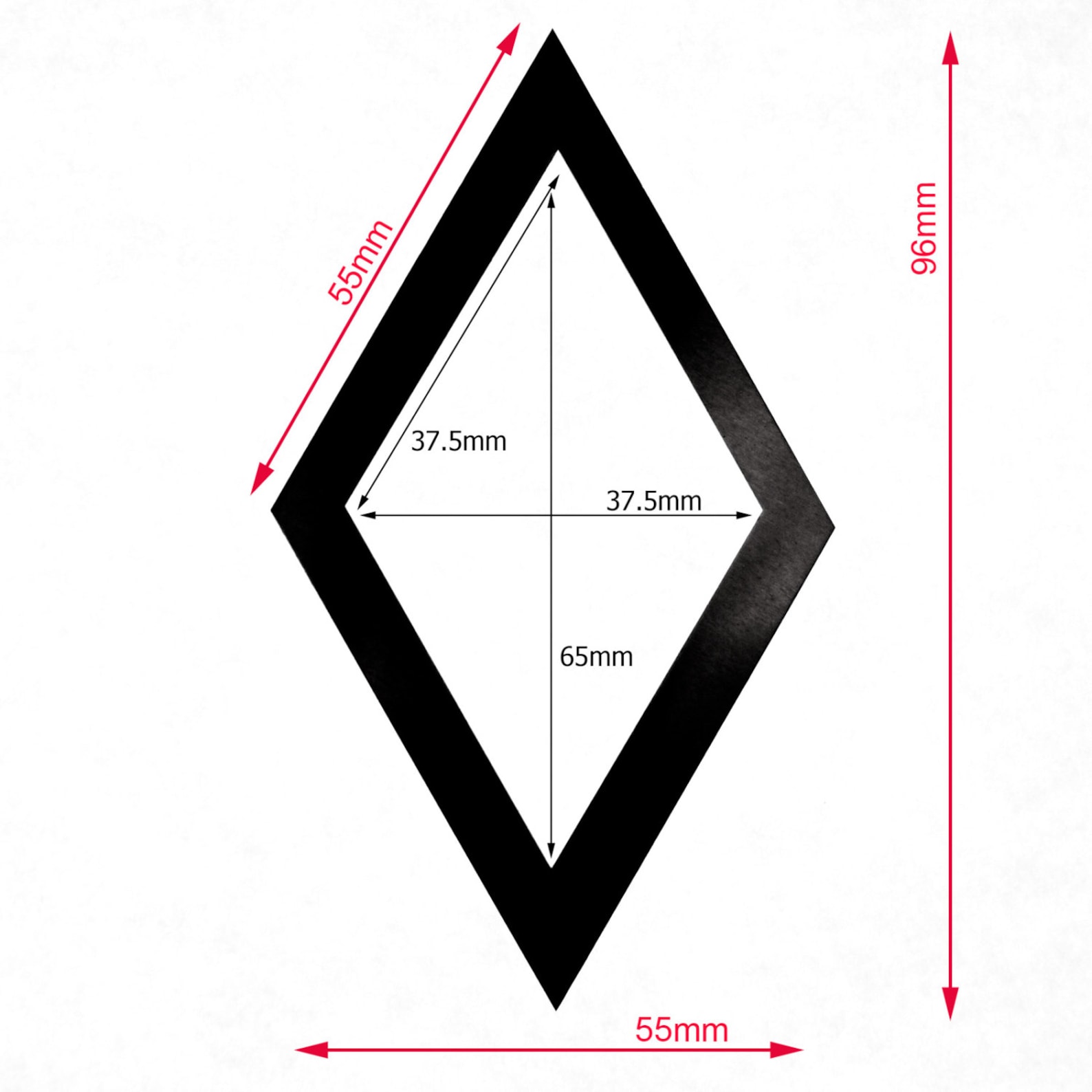 Metal Patchwork Template Diamond 37.5mm Etsy