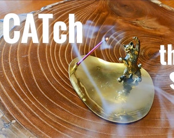 CATch the smoke - Cat Incense Holder