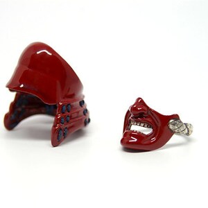 SAMURAI Ring KABUTO Red image 3