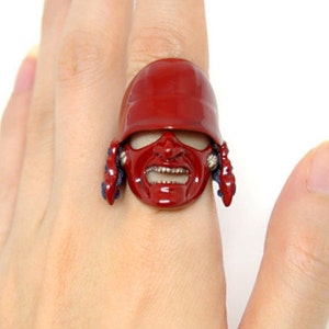 SAMURAI Ring KABUTO Red image 4