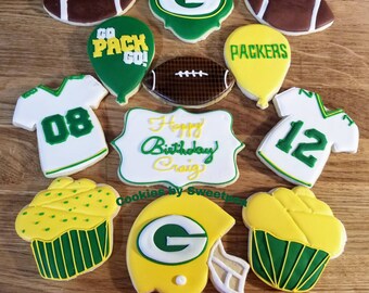 packers cookies etsy
