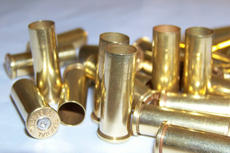 38 Special Brass Bullet Shell Casings 25 pieces .38 Etsy