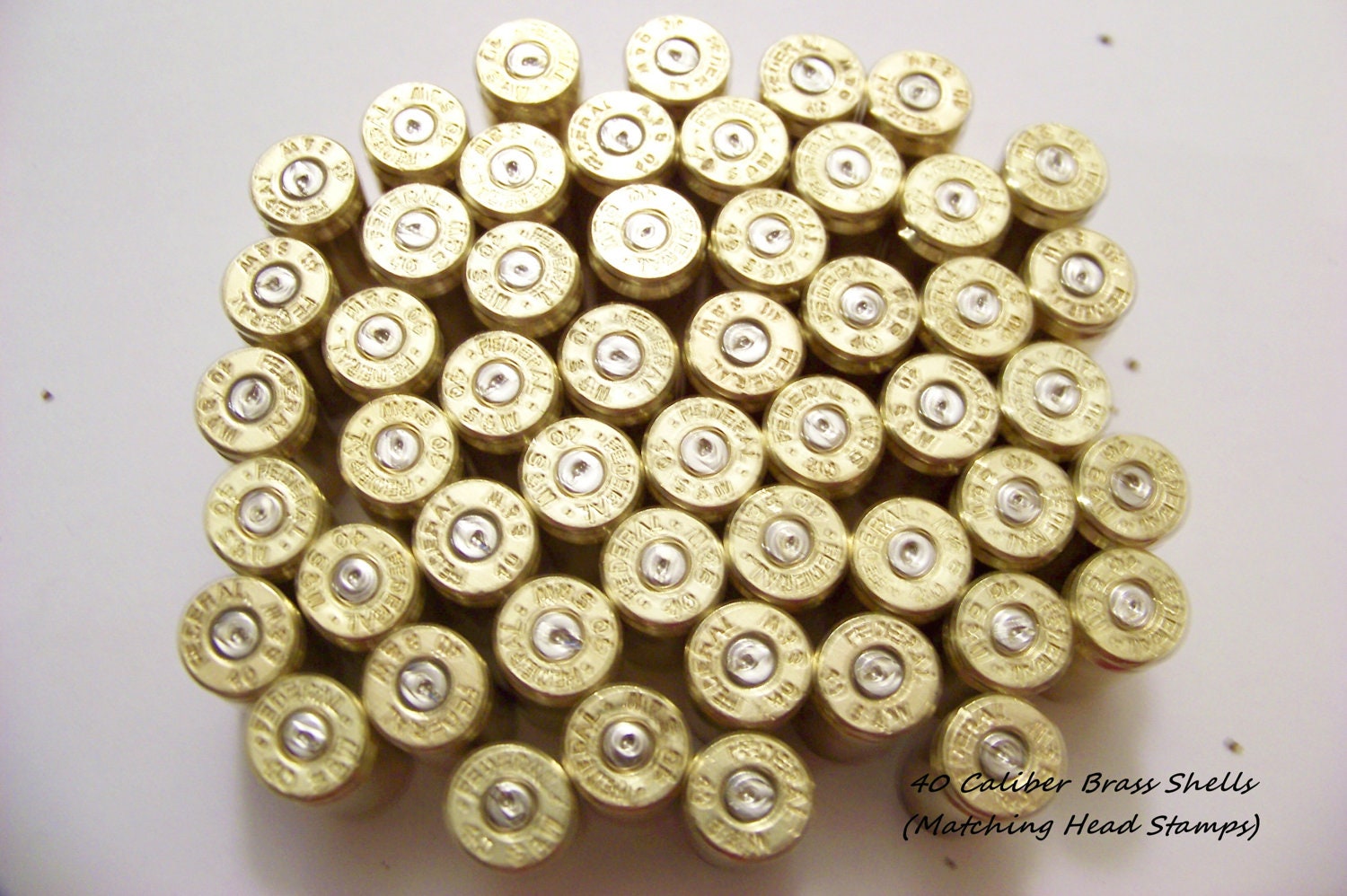 Brass .40 Caliber Bullet Shell Casings MATCHING HEAD STAMPS Etsy