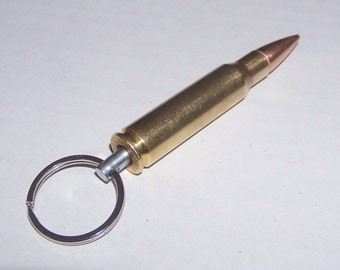 Recycled Brass .308 Bullet Keychain - Car, Truck, Motorcycle