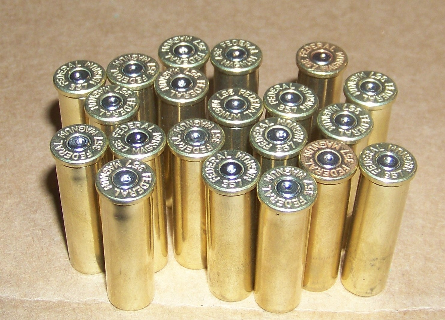 357 Magnum Brass Bullet Shell Casings 20 pieces .357 Magnum. Etsy