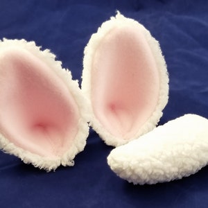 White Lamb Ears And Tail