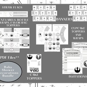 Star Battle Baby Shower Super Deluxe Bundle 12 Games and Matching ...