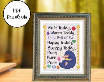 Niffler Lullaby Cross Stitch Pattern | PDF only | Pattern Only