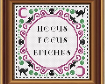 Hocus Pocus B****** cross stitch (pattern only)