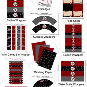 Secret Agent Spy Party Pack - Printable - Instant Download, Spy Party Pack, Detective Party Favors, Spy Party Favors, Spy Banner