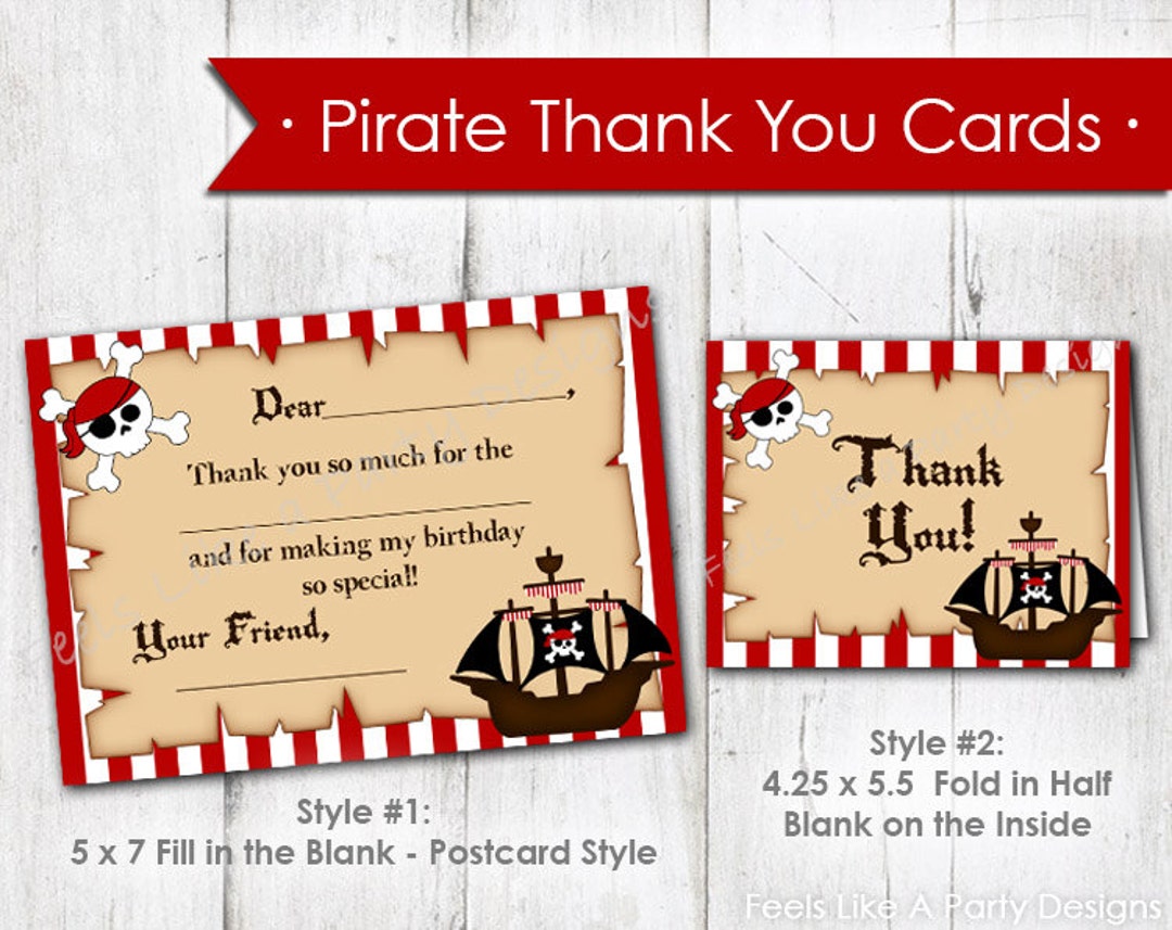 Pirate Party Game Instant Download Instant Printable (Instant Download) 