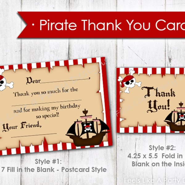 Craft Thank You Card - Etsy