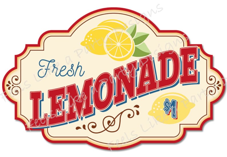 Lemonade Stand Sign DIY Instant Download Lemonade Banner Etsy lemonade-stand-sign-diy-instant-download-lemonade-banner-etsy