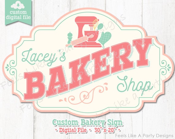 Bakery signage online