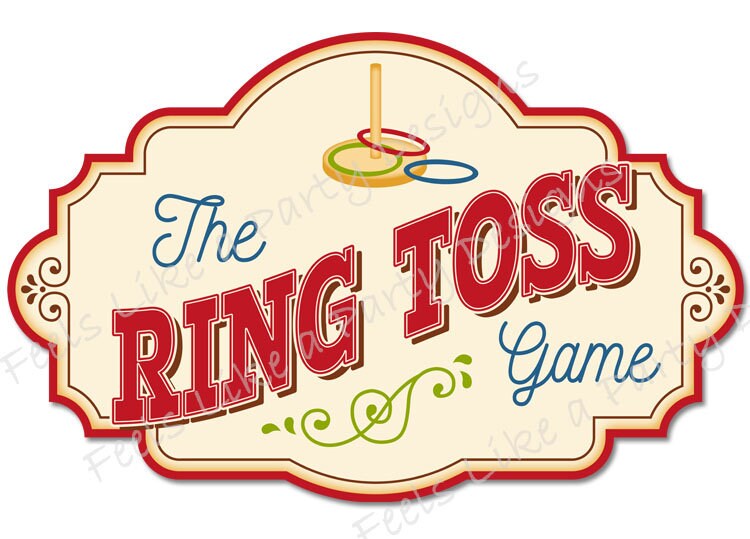 Red Ring Toss Game Sign DIY Instant Download, Carnival Sign, Ring Toss  Banner, Ring Toss Booth Sign, Carnival Game Sign - Etsy Denmark