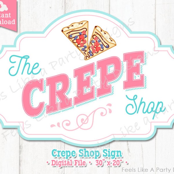 Crepe Banner Etsy