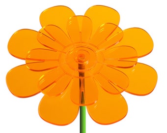 Transparent Acrylic Flowers | Garden Art Yard Art | Sun Catchers | Daisy Flower | Great Gardening Gifts | Floral Art