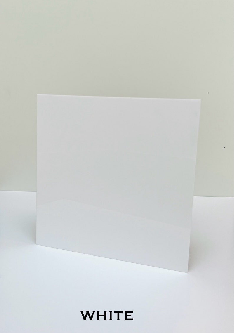 ACRYLIC 3mm Sheet Cast Acrylic Glowforge Acrylic Xtool Various Sizes Double Masked Laser Cutting Plexiglass image 9