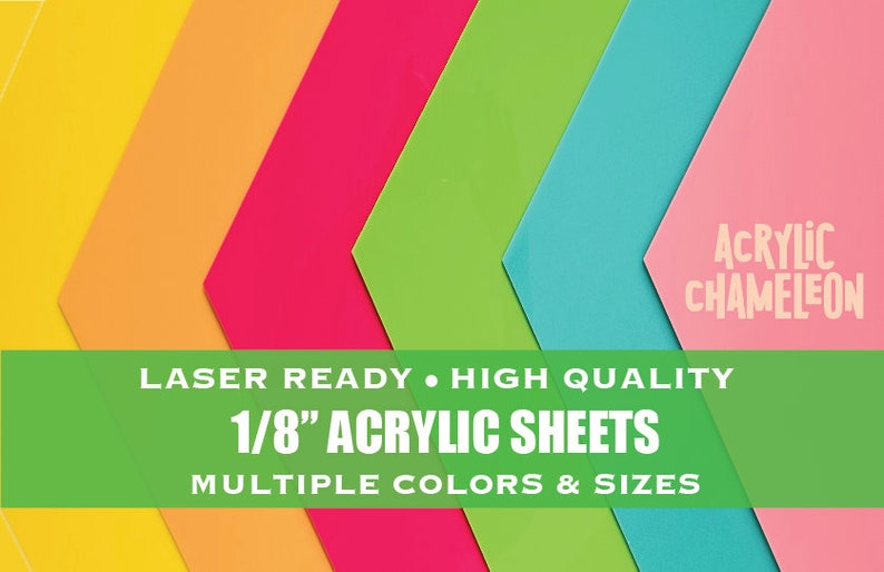 ACRYLIC 3mm Sheet Cast Acrylic Glowforge Acrylic Xtool Various Sizes Double Masked Laser Cutting Plexiglass image 1